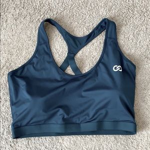 Just Strong Turquoise Motion Sports Bra